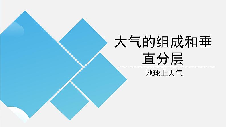 《大气的组成和垂直分层》课件 修改版第1页