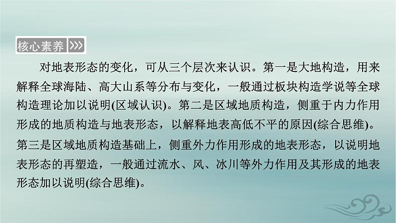 新教材适用2023_2024学年高中地理第2章地表形态的塑造第1节塑造地表形态的力量第1课时内力作用和外力作用课件新人教版选择性必修105