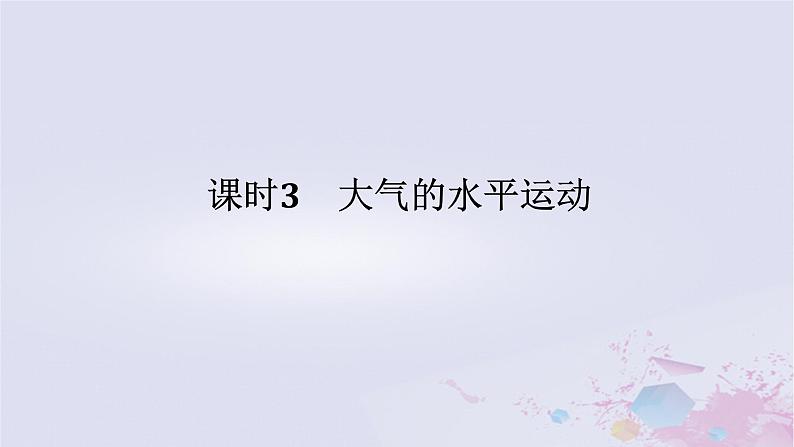 2024版新教材高中地理第二章地球上的大气2.2大气受热过程和大气运动2.2.3大气的水平运动课件新人教版必修第一册第1页