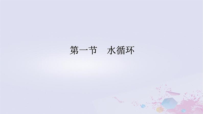 2024版新教材高中地理第三章地球上的水3.1水循环课件新人教版必修第一册第1页