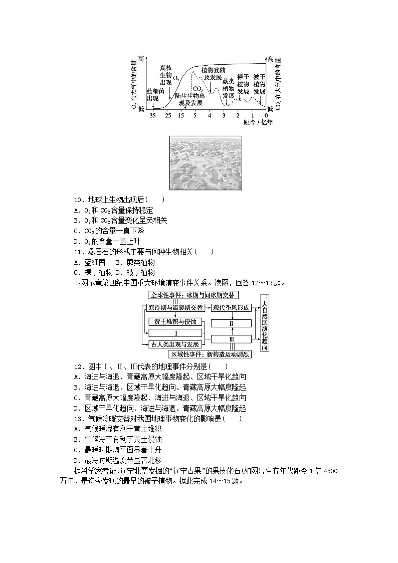 2024版新教材高中地理课时分层作业3地球的历史新人教版必修第一册第3页