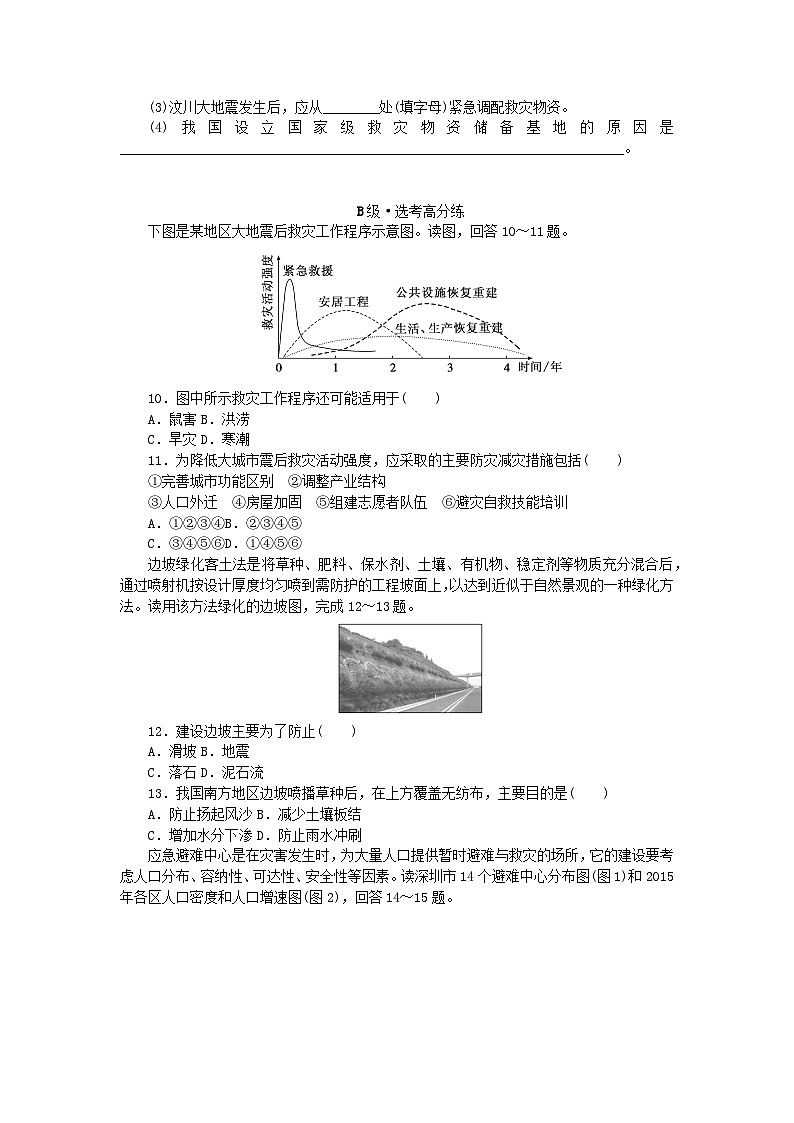 2024版新教材高中地理课时分层作业19防灾减灾新人教版必修第一册03