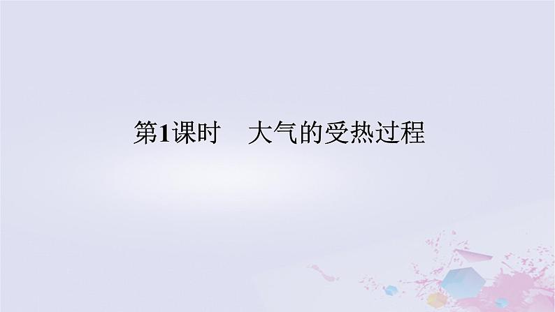 2024版新教材高中地理第二章自然地理要素及现象2.3大气受热过程与热力环流2.3.1大气的受热过程课件中图版必修第一册第1页