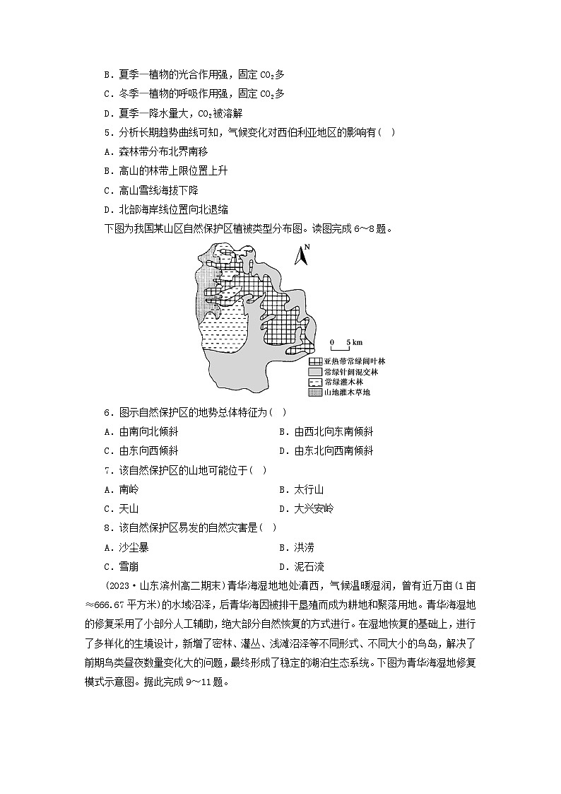 新人教版选择性必修3 2023-2024学年高中地理第3章环境安全与国家安全质量达标检测（含解析）第2页