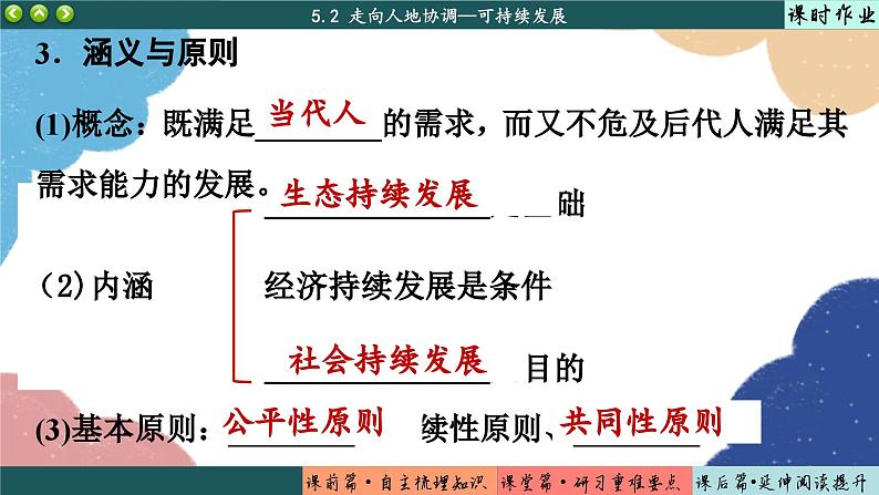 高中地理人教版（2019）必修第二册5.2 走向人地协调——可持续发展课件第6页