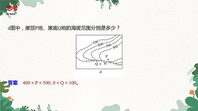 高中地理鲁教版（2019）必修一 第三单元 单元活动学用地形图探究地貌特征 课件08