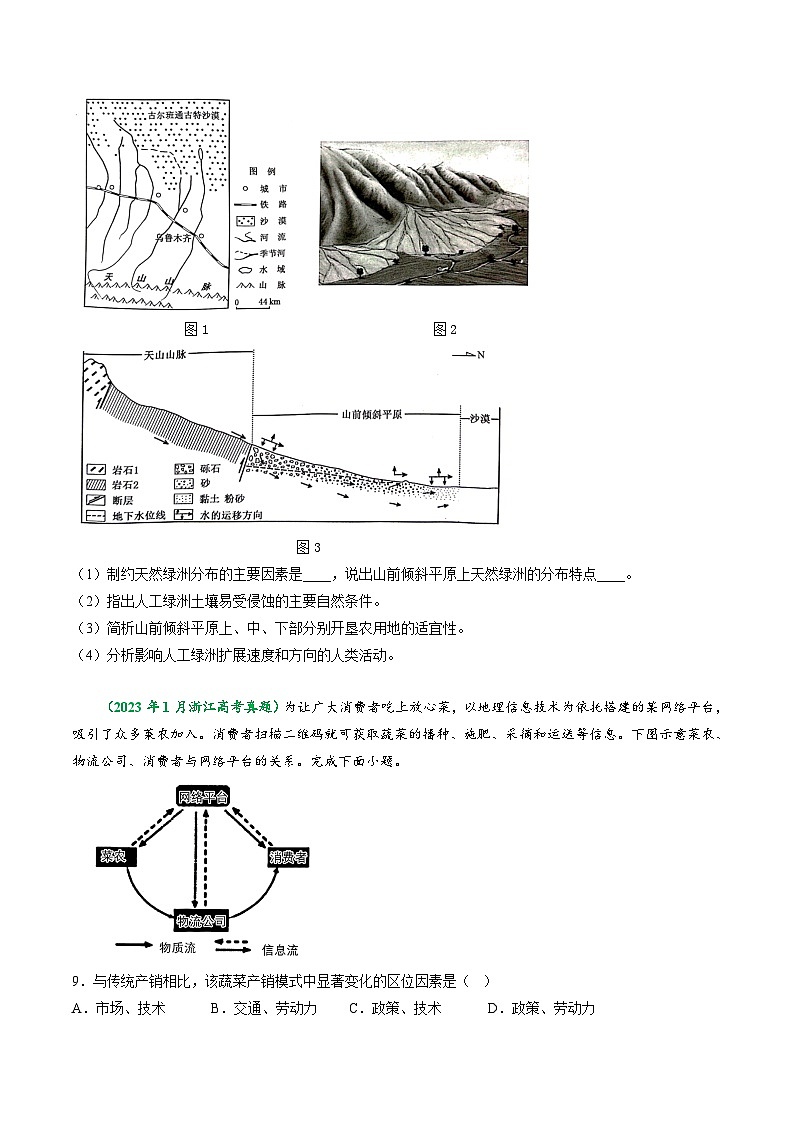 专题09 农业生产活动-五年（2019-2023）高考地理真题分项汇编（浙江专用）02