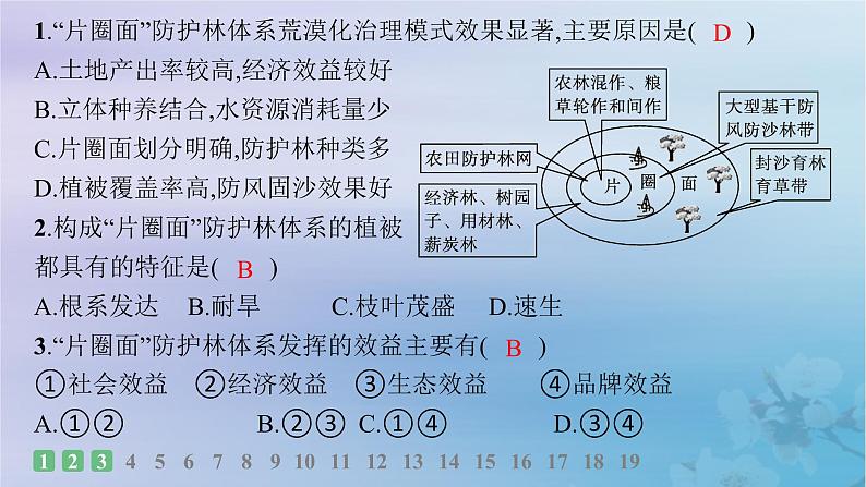 新教材2023_2024学年高中地理第2章区域发展第4节生态脆弱区的综合治理__以我国荒漠化地区为例分层作业课件湘教版选择性必修2第3页