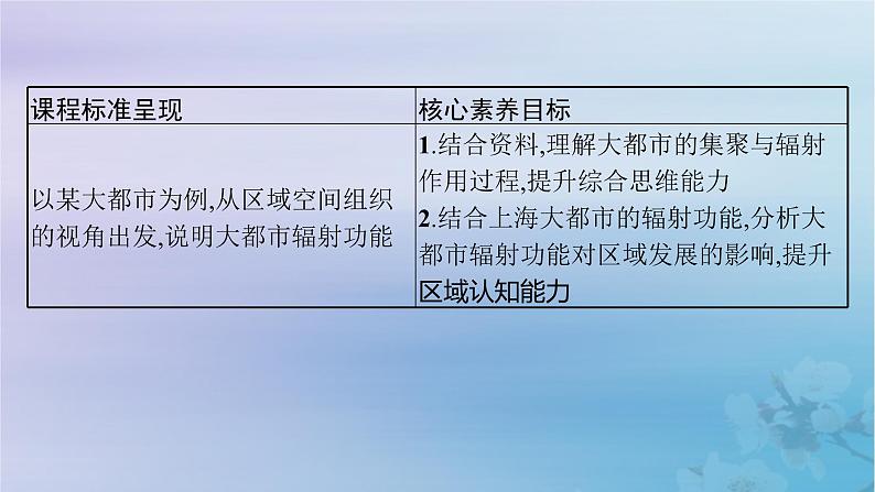 新教材2023_2024学年高中地理第2章区域发展第1节大都市的辐射功能__以我国上海为例课件湘教版选择性必修202