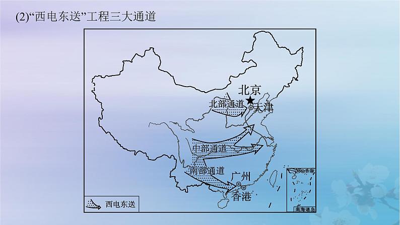 新教材2023_2024学年高中地理第3章区域合作第2节资源跨区域调配对区域发展的影响第2课时西电东送北煤南运及资源跨区域调配对区域发展的影响课件湘教版选择性必修2第5页