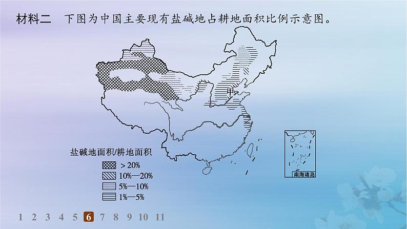 新教材2023_2024学年高中地理第2章自然资源与国家安全第1节耕地资源与国家粮食安全分层作业课件湘教版选择性必修308