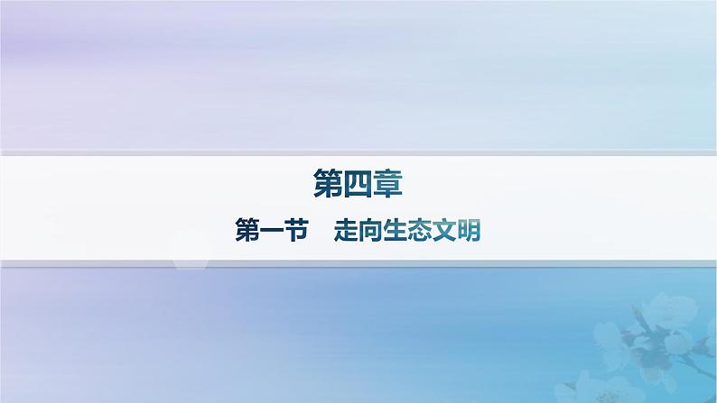 新教材2023_2024学年高中地理第4章保障国家安全的资源环境战略与行动第1节走向生态文明分层作业课件新人教版选择性必修301