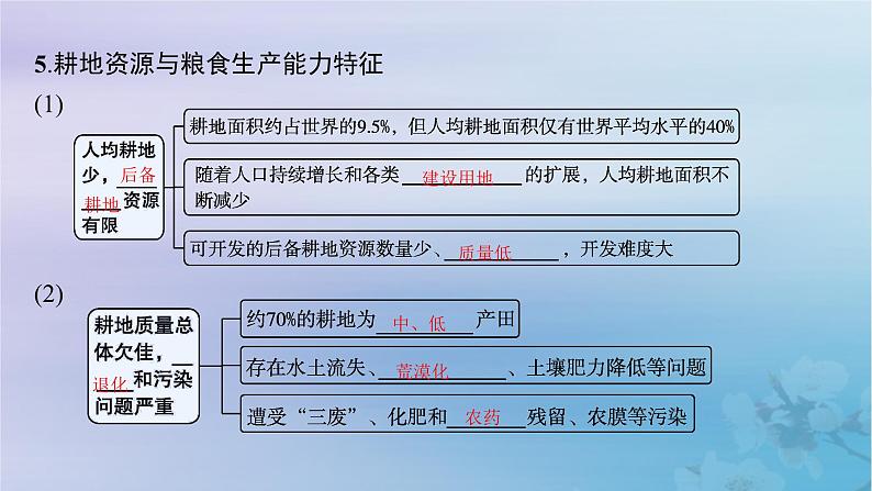 新教材2023_2024学年高中地理第2章资源安全与国家安全第3节中国的耕地资源与粮食安全课件新人教版选择性必修3第7页