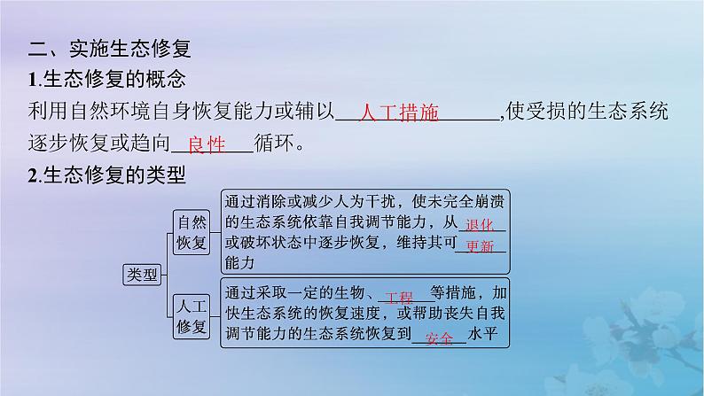 新教材2023_2024学年高中地理第3章环境安全与国家安全第3节生态保护与国家安全课件新人教版选择性必修308