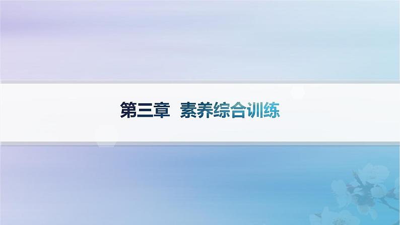 新教材2023_2024学年高中地理第3章生态环境保护与国家安全素养综合训练课件湘教版选择性必修301