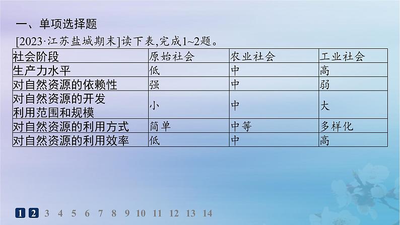 新教材2023_2024学年高中地理第4章保障国家安全的资源环境战略与行动素养综合训练课件新人教版选择性必修302