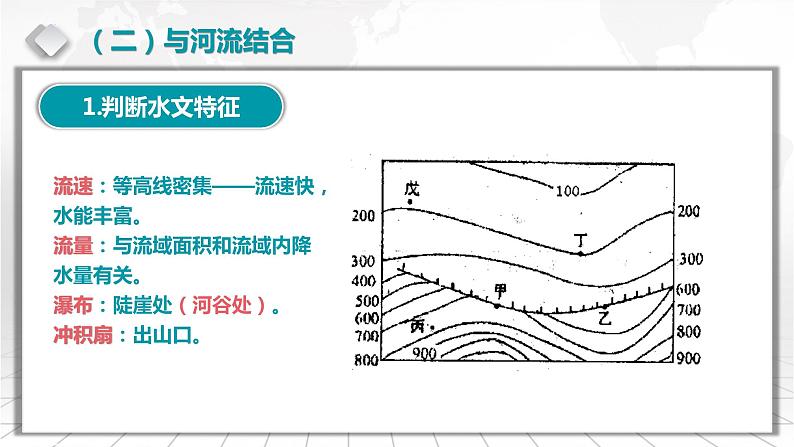 1.3.3  等高线地形图 的应用-备战2024届高考区域地理精品课件07