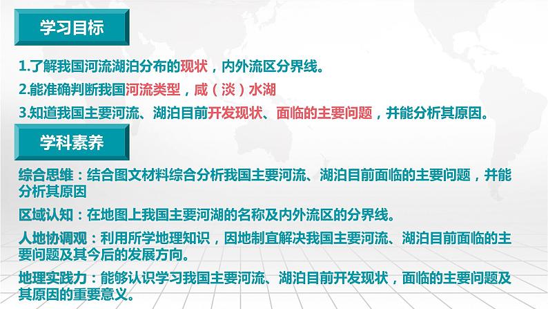 3.5.3 中国的湖泊-备战2024届高考区域地理精品课件02