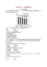 人教版 (2019)选择性必修3 资源、环境与国家安全第二节 中国的能源安全同步测试题