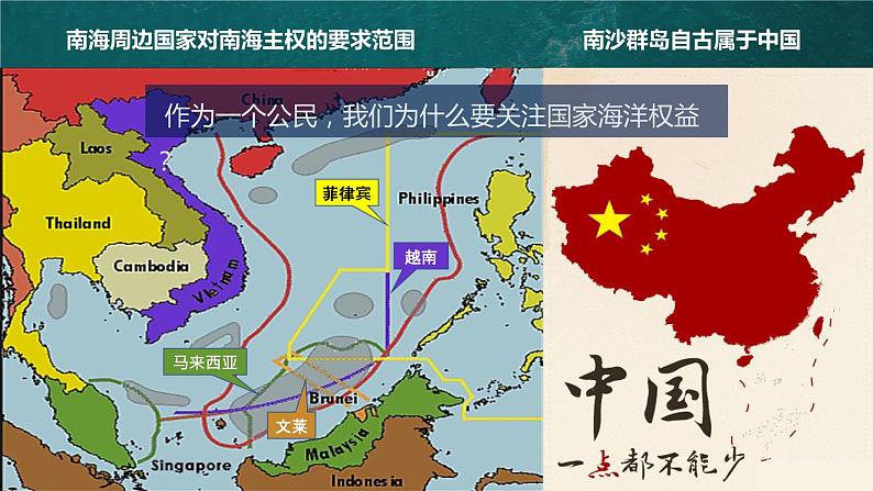 2023年高中地理湘教版必修二《4.3 海洋权益与我国海洋发展战略》课件04