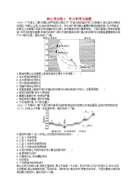 适用于老高考旧教材2024版高考地理二轮复习素养升级练专题4地表形态的塑造核心考点练2外力作用与地貌（附解析）