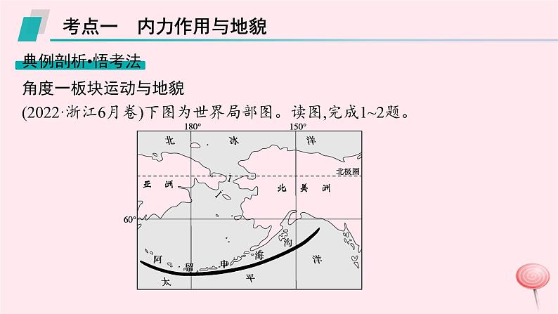 适用于新高考新教材2024版高考地理二轮复习第一编专题突破专题4地质作用与地表形态课件06