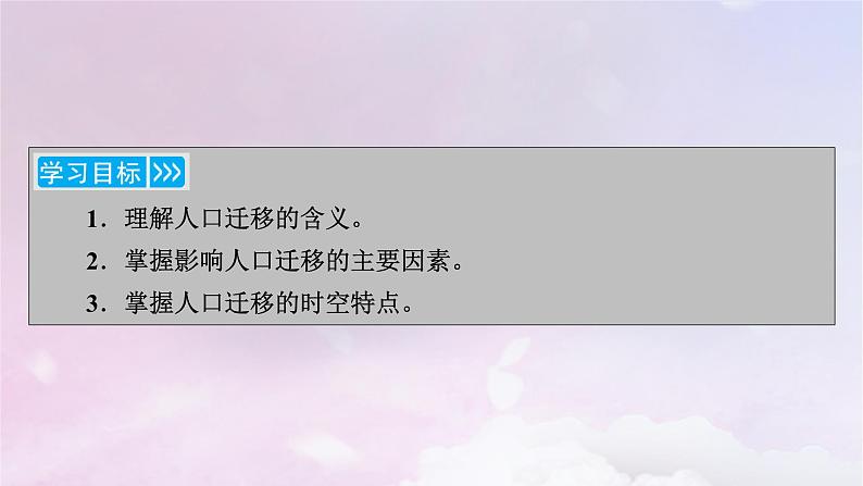 新教材适用2023_2024学年高中地理第1章人口第2节人口迁移课件新人教版必修第二册第4页