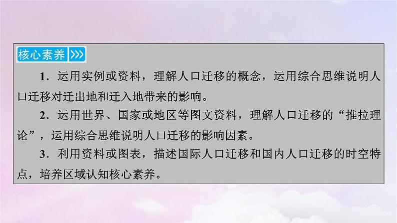 新教材适用2023_2024学年高中地理第1章人口第2节人口迁移课件新人教版必修第二册第5页