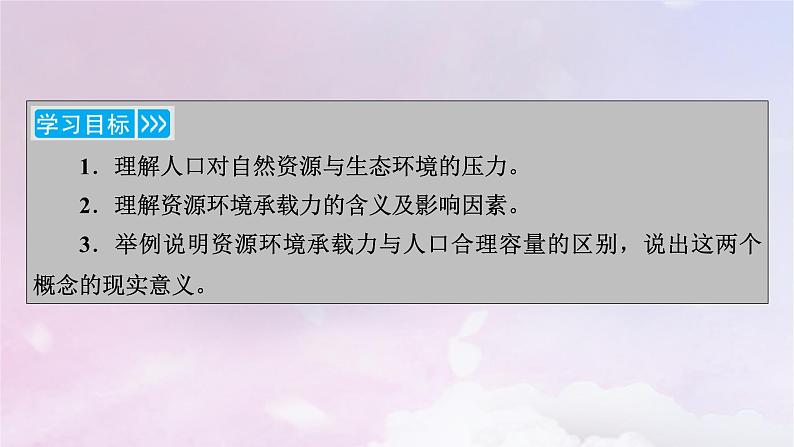 新教材适用2023_2024学年高中地理第1章人口第3节人口容量课件新人教版必修第二册第4页