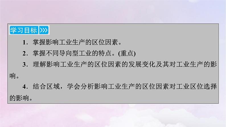 新教材适用2023_2024学年高中地理第3章产业区位因素第2节工业区位因素及其变化课件新人教版必修第二册04