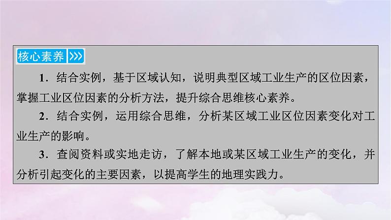 新教材适用2023_2024学年高中地理第3章产业区位因素第2节工业区位因素及其变化课件新人教版必修第二册05