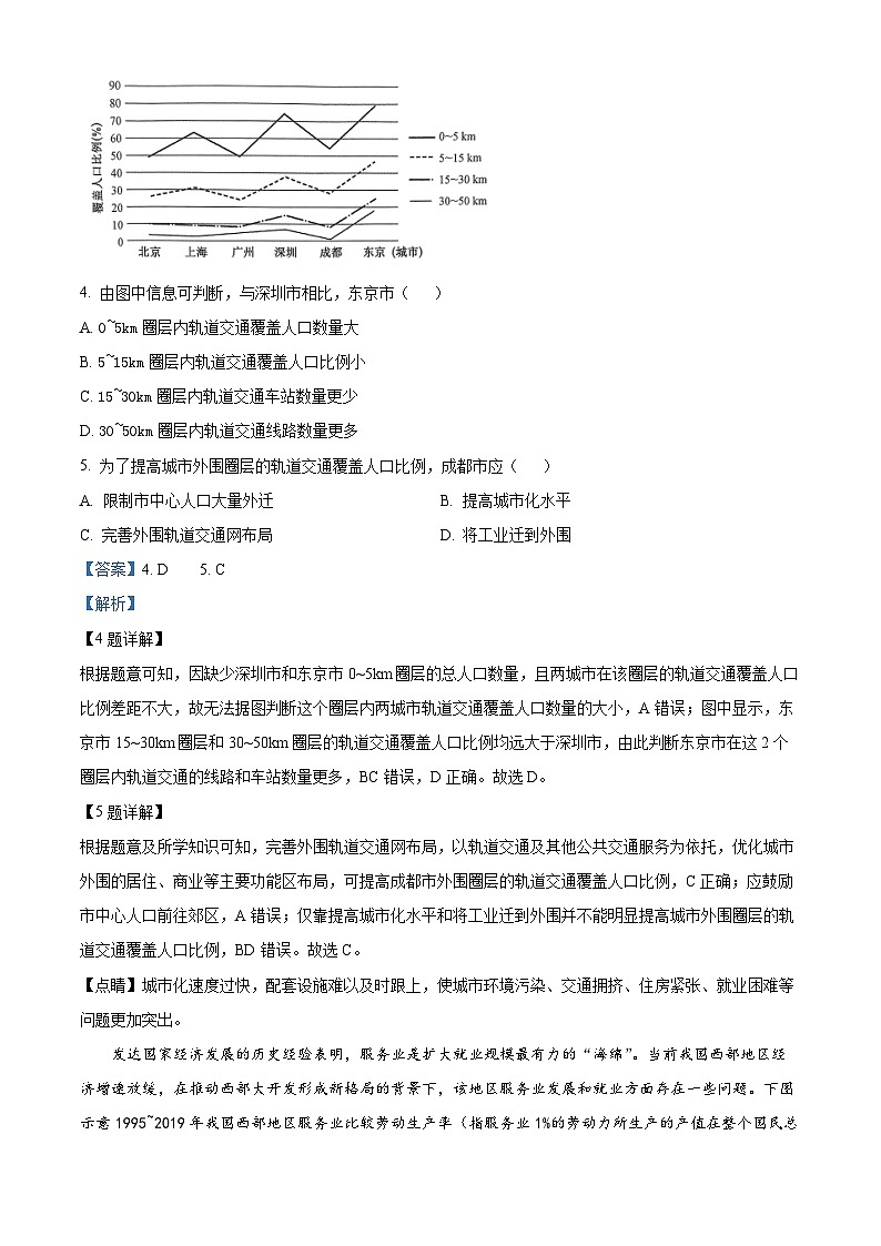 安徽省九师联盟2023-2024学年高三上学期期中地理试题（Word版附解析）03