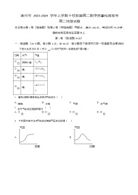 福建省漳州十校联盟2023-2024学年高二上学期期中考试地理试题（Word版附答案）