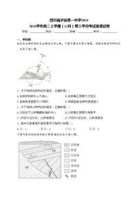 四川省泸县第一中学2023-2024学年高二上学期（12月）第三学月考试地理试卷(含答案)