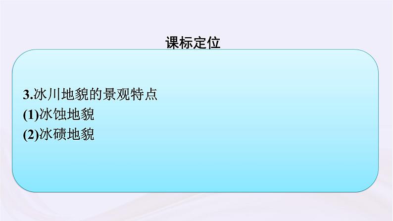 新教材适用2023_2024学年高中地理第2章地球表面形态第3节喀斯特海岸和冰川地貌课件湘教版必修第一册04