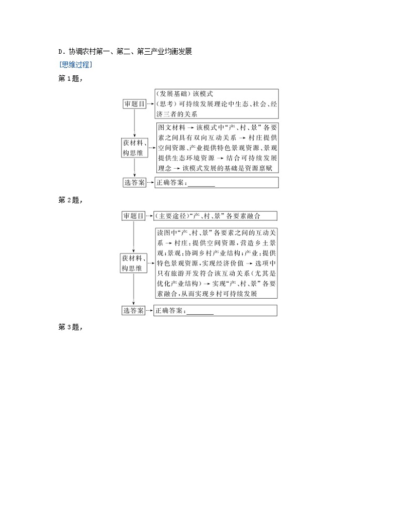 2024届高考地理二轮专题复习与测试第三部分专题二地理学科核心素养素养一人地协调观（附解析）第2页