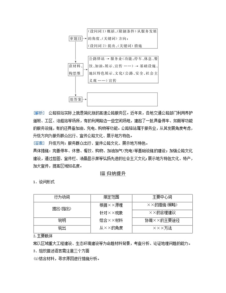 2024届高考地理二轮专题复习与测试第三部分专题三综合题规范答题题型三对策措施类（附解析）第2页