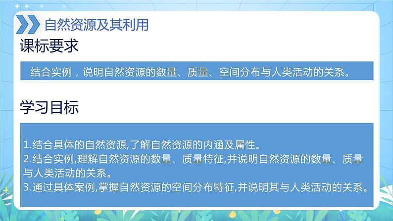 【新教材新课标】1.2 《自然资源及其利用》课件 人教版高中地理选修三02