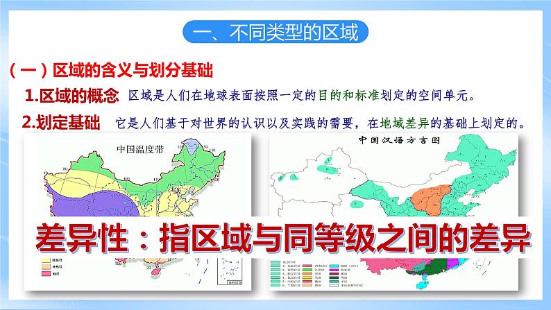 【核心素养】1.1《 多种多样的区域》课件 人教版高中地理选修二04