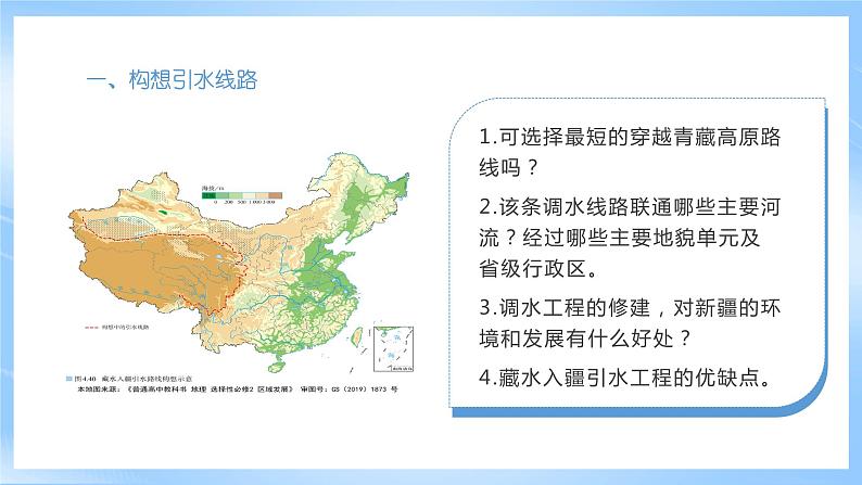 【核心素养】4.5《 该不该引藏水入疆 》课件 人教版高中地理选修二06