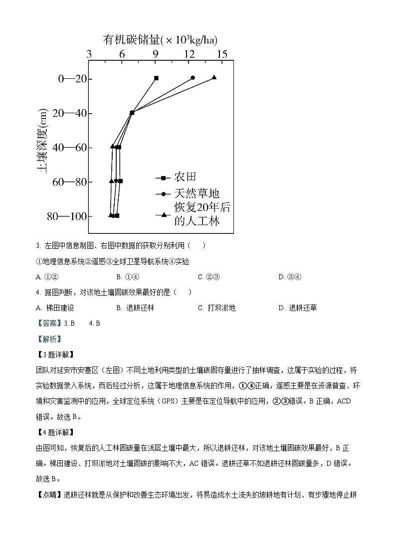 浙江省宁波市镇海中学2023-2024学年高三上学期12月模拟考试地理试卷含解析第3页