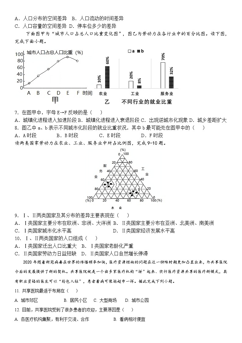 黑龙江省哈尔滨师范大学青冈实验中学校2023-2024学年高二上学期开学初考试地理试卷02