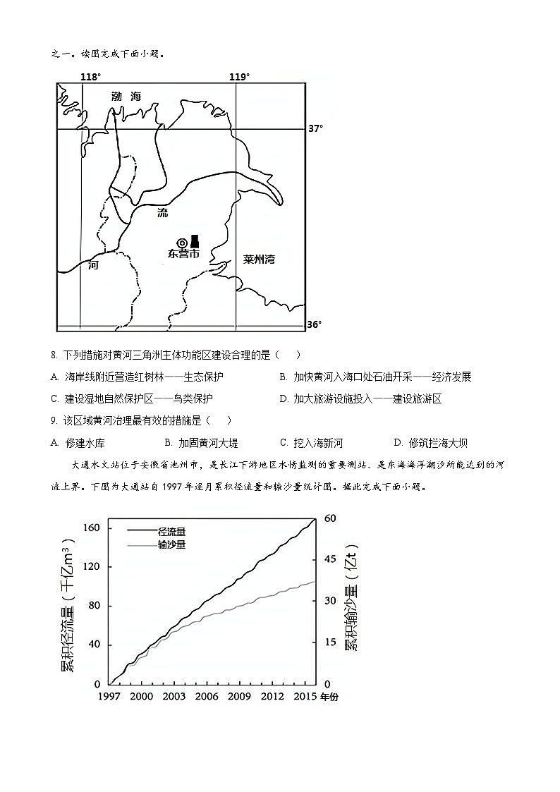 2024宜春宜丰中学高二上学期12月月考试题地理含解析第3页