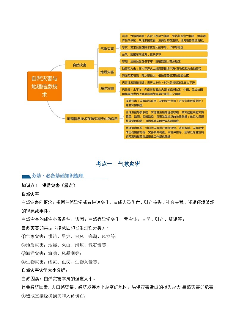 第19讲  自然灾害与地理信息技术（讲义）（解析版）第2页