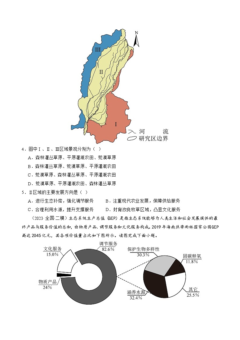 第37讲  自然环境与人类社会（练习）（原卷版）第2页