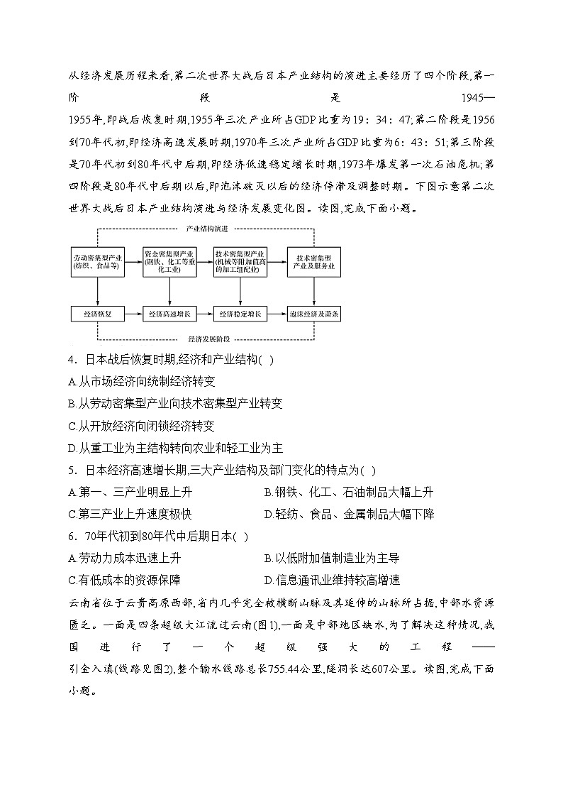 山西省忻州市名校2022-2023学年高二下学期第一次月考地理试卷(含答案)02
