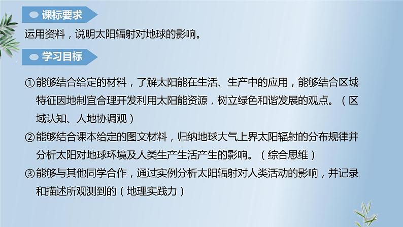 1.2太阳对地球的影响《太阳辐射对地球的影响》教学课件2023-2024学年人教版（2019）高中地理必修1第3页