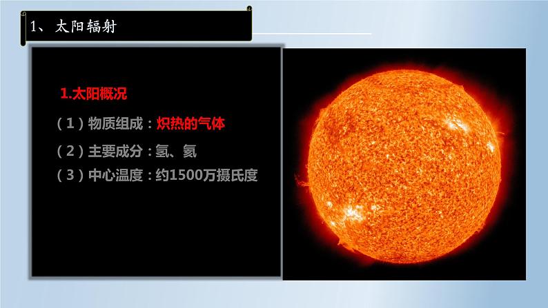 1.2太阳对地球的影响《太阳辐射对地球的影响》教学课件2023-2024学年人教版（2019）高中地理必修1第6页