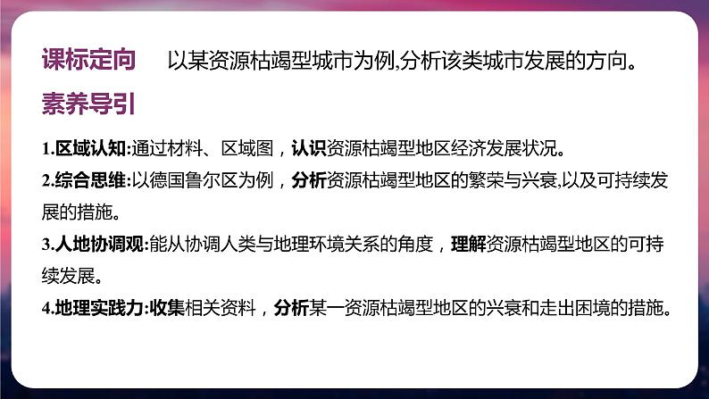 【湘教版】地理选择性必修2  2.3 资源枯竭型地区的可持续发展—以德国鲁尔区为例（课件+分层练习）02