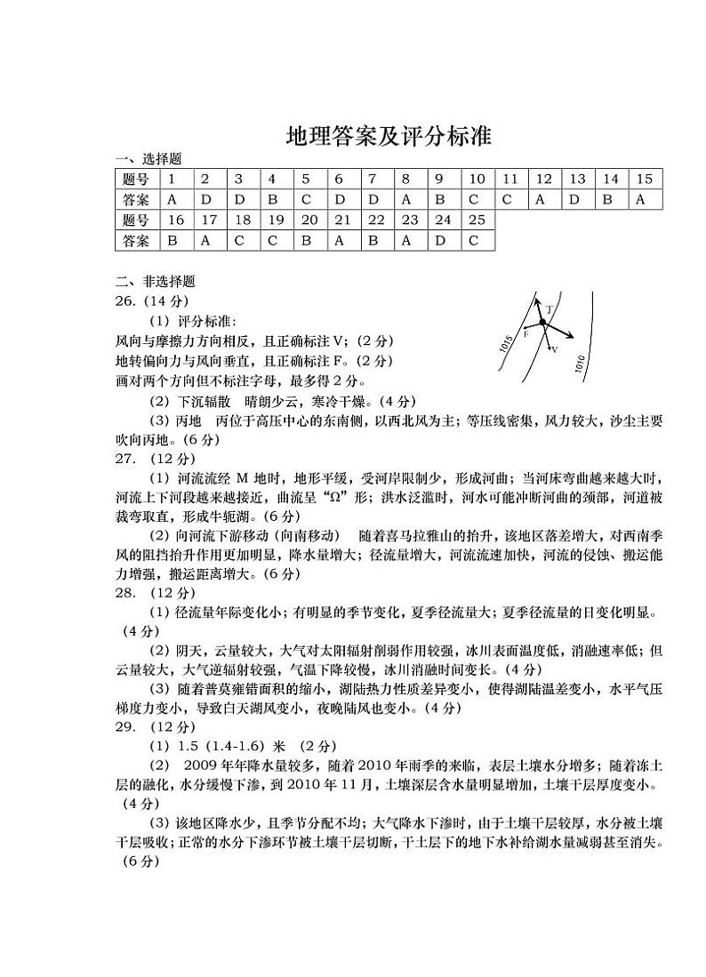 山东省青岛市2023-2024学年高一上学期1月期末地理试题01